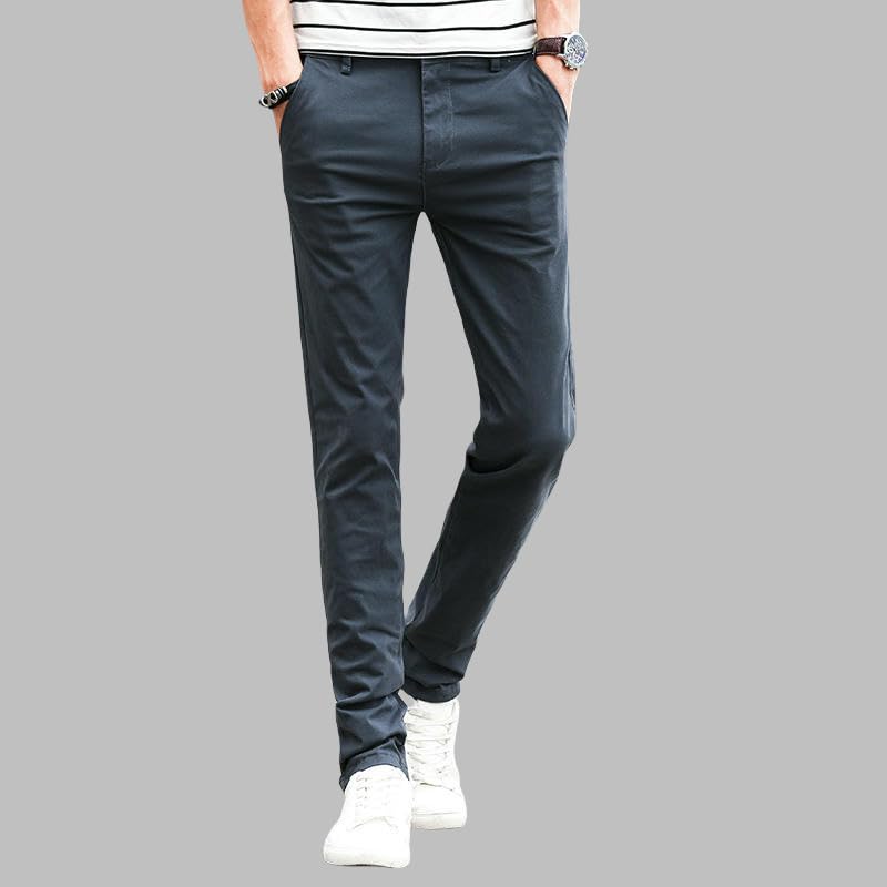 Pantalon long décontracté homme en coton élastique style coréen