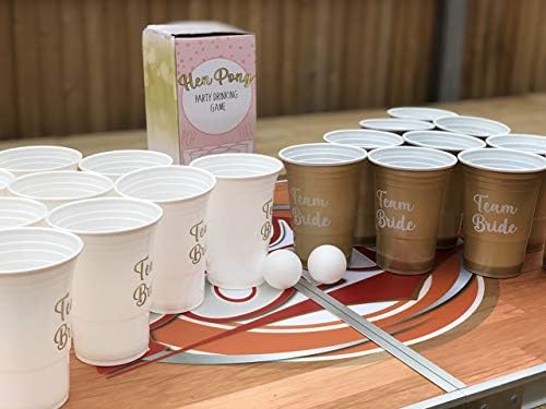 Hen Pong Party Drinking Game - The Ultimate Team Bride Hen Do Party Game