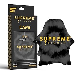 Supreme Trimmer Premium Barber Cape | Professional Hair Stylist Waterproof, Hook Closure Cape; Salon, Barber, or Home Use | Smoke Ring