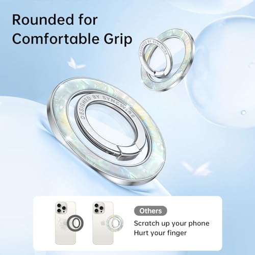 Suporte Magnético para Celular SYNCWIRE Compatível com MagSafe, Suporte para Anel de Telefone com Ro