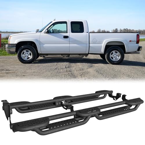 Estribos de acero para Chevy Silverado y GMC Sierra 1999-2006