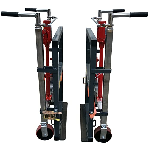 Hydraulic Furniture Mover Equipment Mover Crate Mover (Set Of 2),Heavy Duty Moving Dolly, 3960 Lbs Capacity, Pake Handling Tools #TOP1