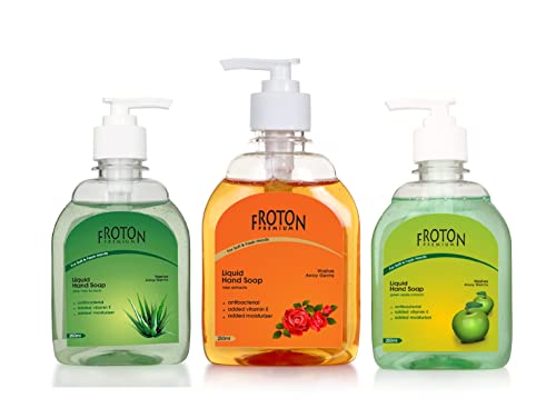 Image of Organic pH-Balance Moisturizing Rose Hand Wash,Complete Protection for Soft & Gentle Hands Handwash (Rose,Green apple,Alovera(Pack of 3)