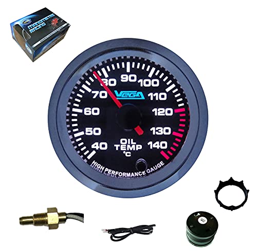 VEGA Manomètre haute précision température d'huile 40-140°C 7 couleurs 52 mm