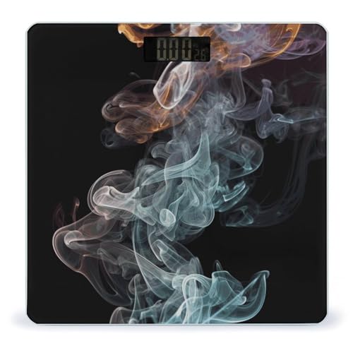Báscula digital para baño con pantalla grande y vidrio templado miniatura 1