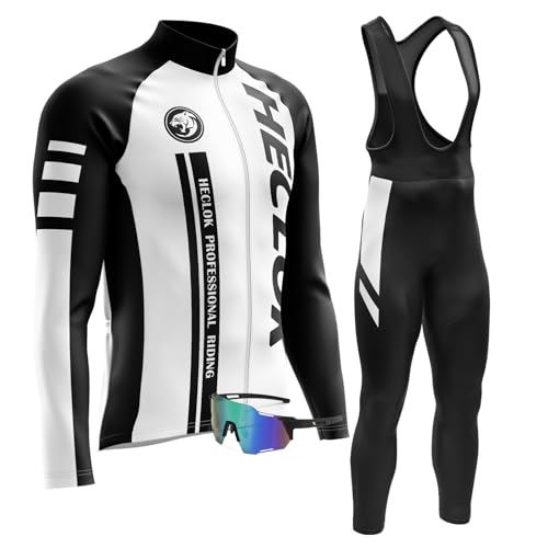 Uomo Ciclismo Autunnale Complet Abbigliamento Ciclismo Set Manica Lunghi Tuta