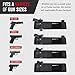 ComfortTac Gun Holsters for Concealed Carry - Ultimate Belly Band Pistol Holster for Men & Women, Belt Compatible with Smith and Wesson, Shield, Glock - Firearm Accessories, Black