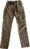 Men's Utility Denim Jeans with Multiple Pockets | Durable Stretch Comfort Fit Work Pants | Water-Resistant Casual & Outdoor Jeans for Men Khaki