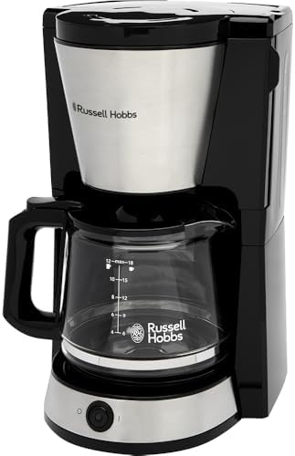 Russell Hobbs Macchina Caffè Americano 10 Tazze - Timer Digitale, Caraffa Vetro 1.25L, Piastra Riscaldante - Foto 7