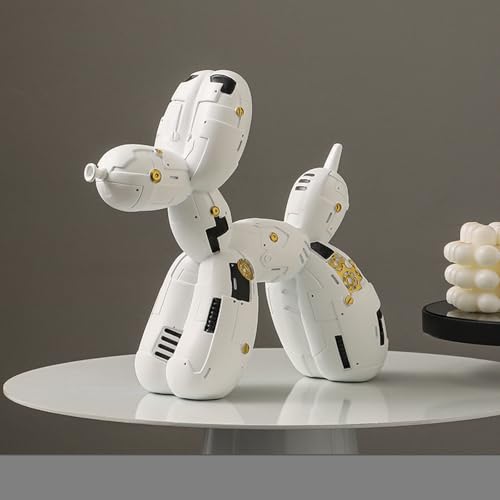 Estatua de Perro Globo de Resina para Decoración miniatura 3