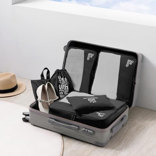 Packing Cubes, kledingtassen, koffer-organizer voor vakantie en reizen, set pakkubussen - Afbeelding 5