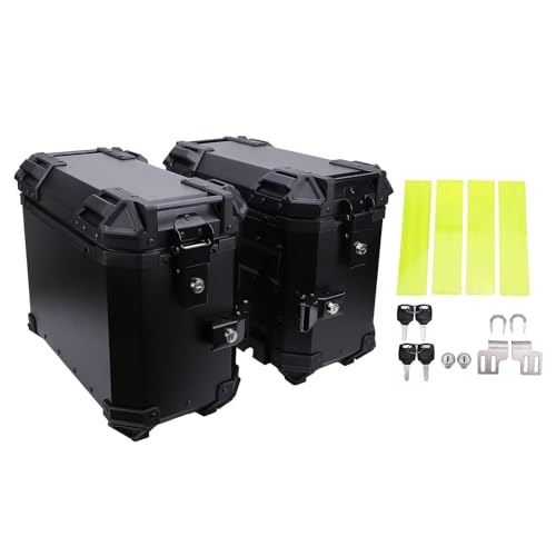 Torvex オートバイサイドケース、アルミ収納ボックスサドルバッグ左右ラックに対応 35L オートバイ荷物ケース