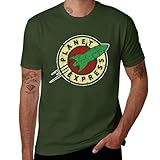 Men's Planet Express Funny Tshirt Comfortable Tee (ArmyGreen,L)
