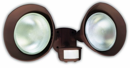 Woods L6002BR Light, Security 180 DEG Motion Activated, 150-Watt, Bronze