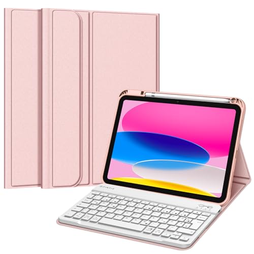 FINTIE Tastatur Hülle für iPad (A16) 11./10. Generation (11/10.9 Zoll) – Ansicht 1