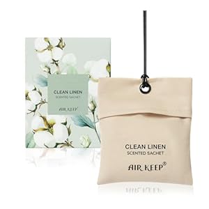 Car Air Freshener – Clean Linen Scented Sachets for Drawer and Closet,Home Fragrance Sachets Gifts for Men Women Wardrobe,Car Fragrance