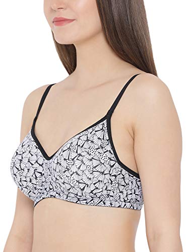 Image of Clovia Women's Padded Non-Wired Printed T-Shirt Bra