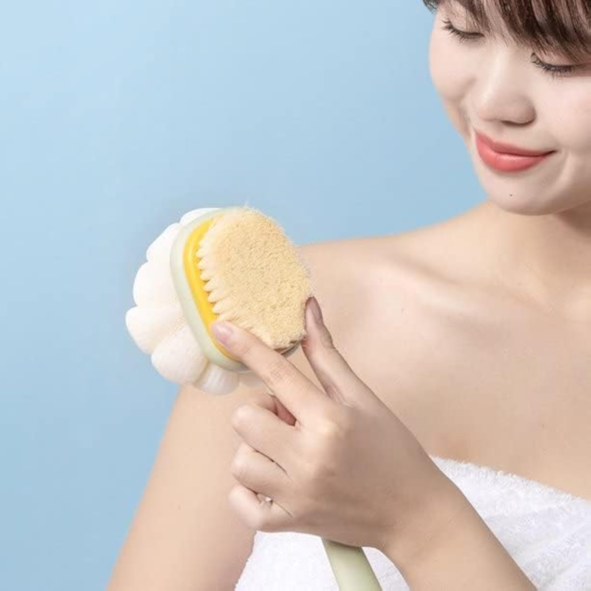 Bath Brush Shower Brush with Enlarge Sponge