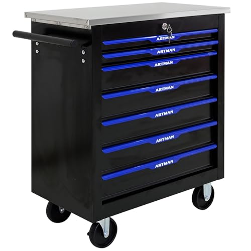 7-Drawer Rolling Tool Chest with Locking System