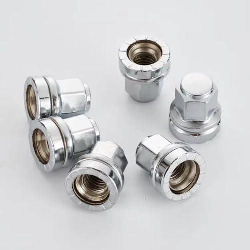 Tuercas planas para ruedas de coche M14x1.5 tornillos para buje hexagonal 21 mm 2