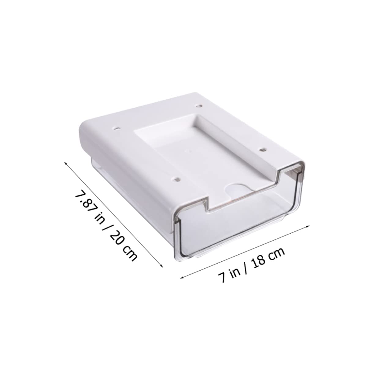 Uonlytech 2piezas Cajas De Almacenamiento Cajón Debajo Del Escritorio Organizadores Invisibles Para Papelería Para Escritorios De Oficina