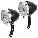 Design vintage polyvalent : ce phare de vélo au style vintage apporte une touche rétro à votre vélo, le rendant compatible avec les vtt, les vélos de route et les vélos enfants. phare de vélo rétro, fixation sur la fourche