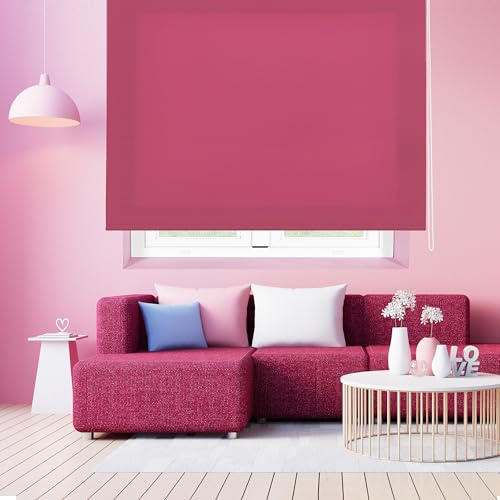 Blindecor Ara Rollo Fuchsia 140 x 250 cm