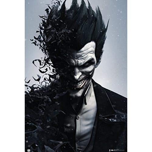 Grupo Erik - Poster Batman Joker Arkham Origins - Deco Maison, Decoration Murale, Affiche Décorative