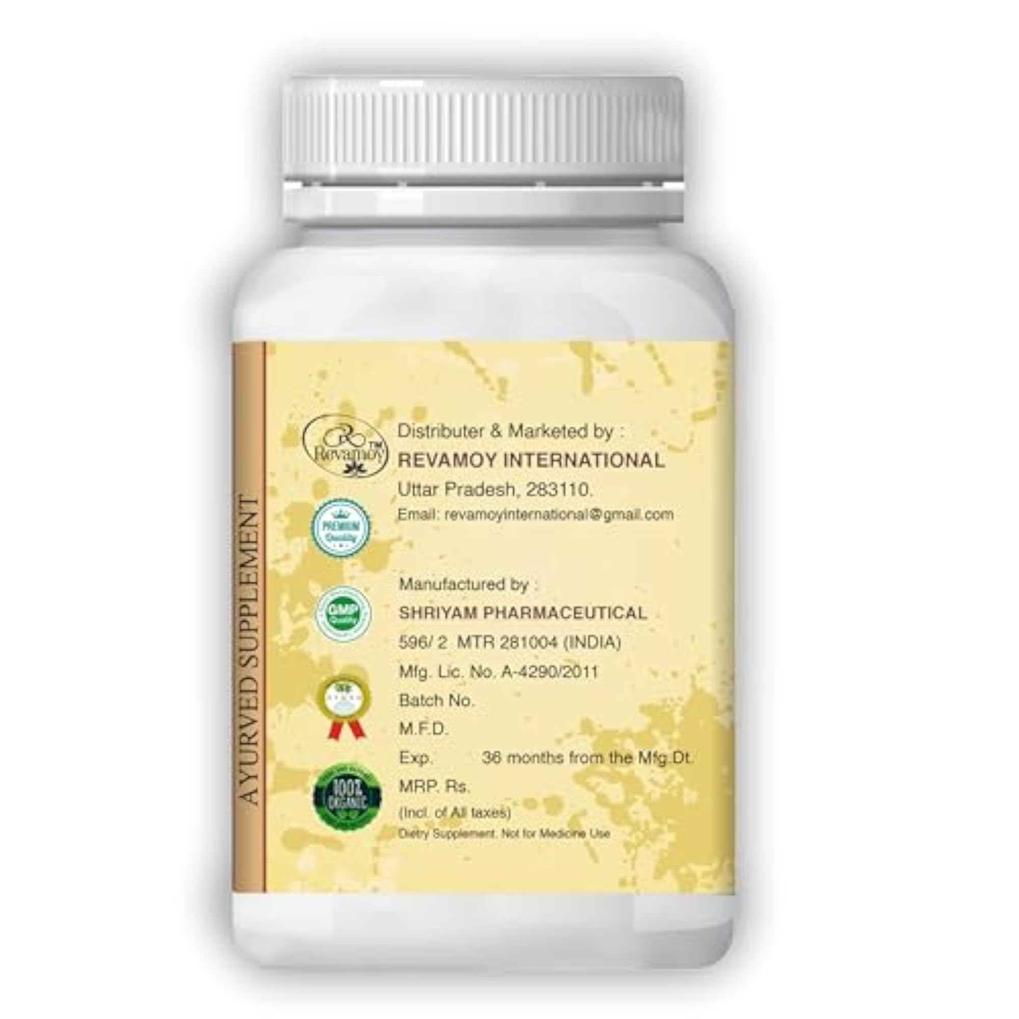 Time Racer Ayurvedic Supplement, Stress Support