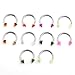 Jovivi 126pcs Body Piercing Kit for Ear,Eyebrow,Nipple,Lip,Belly Button,Tongue,Nose Piercing Jewelry 14G,16G,20G - Needles, Gloves and Tools Included