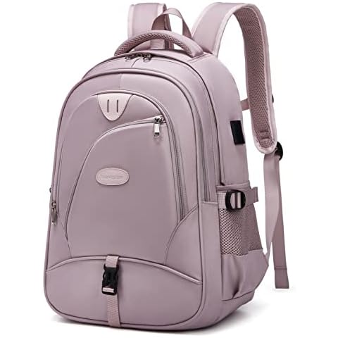 Travel Laptop Backpack Anti Theft School Work Back Pack Rucksack Bag for Women Waterproof Bookbag Casual Daypack with USB Charging Port/Laptop Compartment/Luggage Belt, Large, 30 L Cover