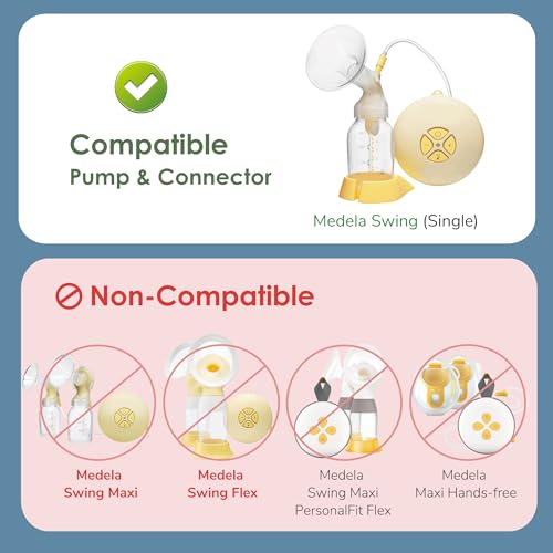 Tubing compatible con extractor Medela Swing, 1 unidad miniatura 3