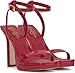 Jessica Simpson Women's Adonia Heeled Sandal, Red Muse, 10