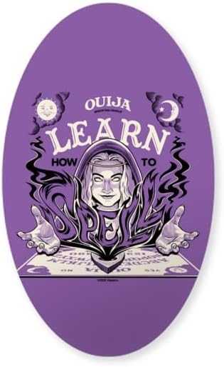 CafePress Ouija: Contact The Living Oval Bumper Sticker Car Decal