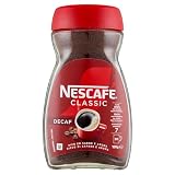 NESCAFÉ Classic Decaf Caffè Solubile Decaffeinato, Barattolo 100g