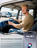 TECKNET V5.3 Bluetooth Headset mit Mikrofon, Wireless Headset mit AI Noise Cancelling Mikrofon, Ladestation, USB-Dongle, 55+ Std. Akku, Wiederaufladbar On-Ear Kopfhörer für Büro, Home, Callcenter – Ansicht 7