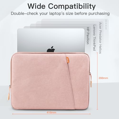 JETech Laptop Sleeve for 16-Inch MacBook Pro (M1-M5, 2019-2026), Waterproof Bag Case with Pocket - Image 2