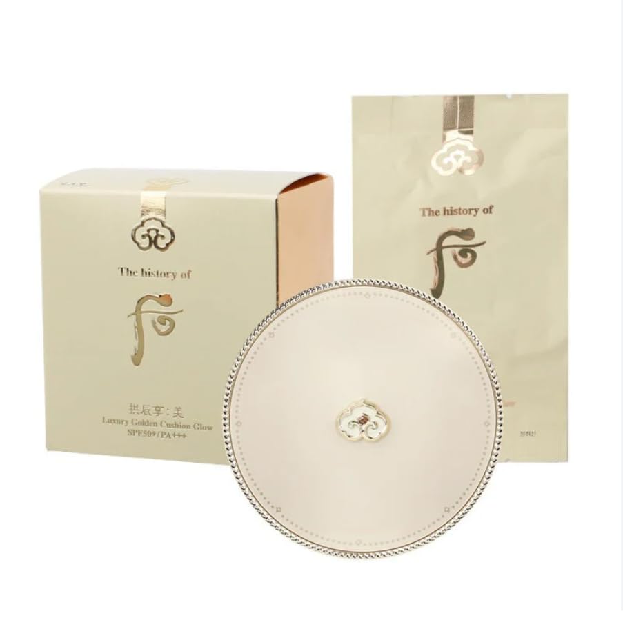 The History Of Whoo Mi Luxury Golden Cushion Glow No.23 With 1 Refill 13g x 2ea