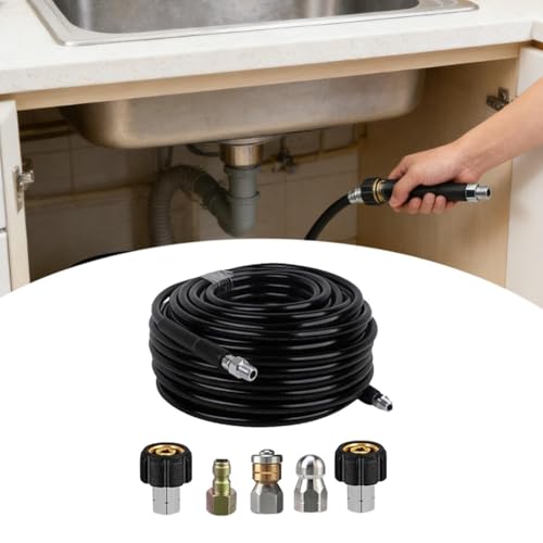 Tuyau de nettoyage de canalisations étanche et durable Sharplace Style D