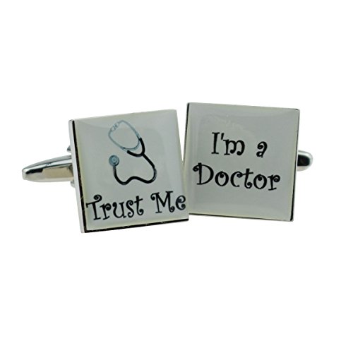 Mancuernillas para Hombre Cool Trust Me I'm A Doctor miniatura 1