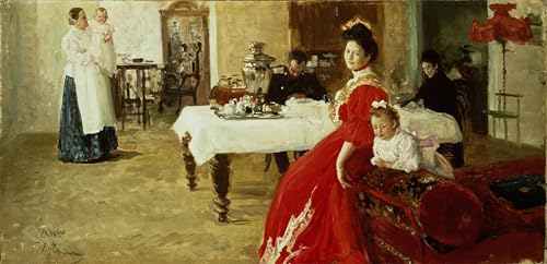 Toile Étude d'un portrait de famille Repin pour la décoration de votre salon