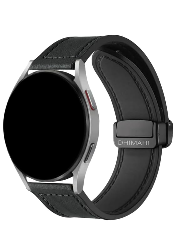 DHIMAHI 22mm Genuine Soft Leather Watch Straps Compatible with Fire Bolt Solace/Grenade/Quantum/Solaris/Legacy/Invincible Plus/Thunder/Talk2 Bswo42/Ring3 Bswo42/Invincible Bsw020