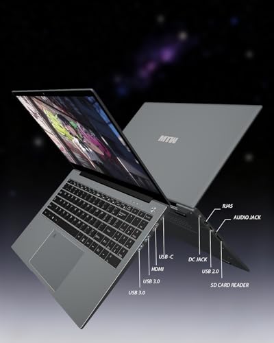 Image of Laptop Computers,15.6 inch IPS 1080P Screen,12th generation i5 1235U Processor 10C 12T 4.4Ghz 20GB RAM 512GB SSD, Laptops with Fingerprint Recognition Backlit Keyboard,WiFi,USB 3.0, Webcam, HDMI ,Black