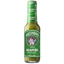 Melindas Jalapeno Hot Sauce - Gourmet Classic Green Jalapeno Sauce Perfect for Tacos, Burritos, Enchiladas & More - Tangy & Zesty, Mild Heat - Gluten-Free, Keto, Vegan, Non-GMO - 5oz