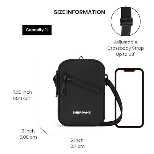 Image of Sherpani Rogue, Mini Crossbody Bag, Lightweight Shoulder Bag, Cross Body Purse, Crossbody Bags, Unisex Travel Gift