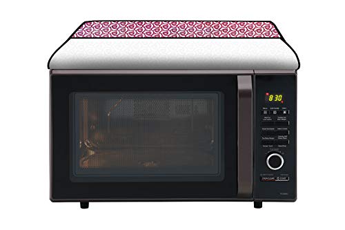 Image of Stylista Microwave Oven Cover for Panasonic 23L NN-CT353BFDG Packed Pattern Pink