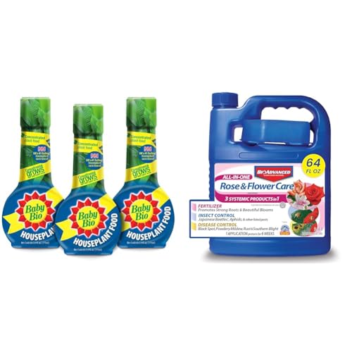 Baby Bio Houseplant Food, Concentrado, 5.9 Oz (3-Pack)