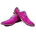 Modello Corso - EU 45 - US 12 - UK 11-30 cm - Handmade Italiano da Uomo in Pelle Colore Rosa Scarpe da Sera - Vacchetta Scamosciato - Allacciare