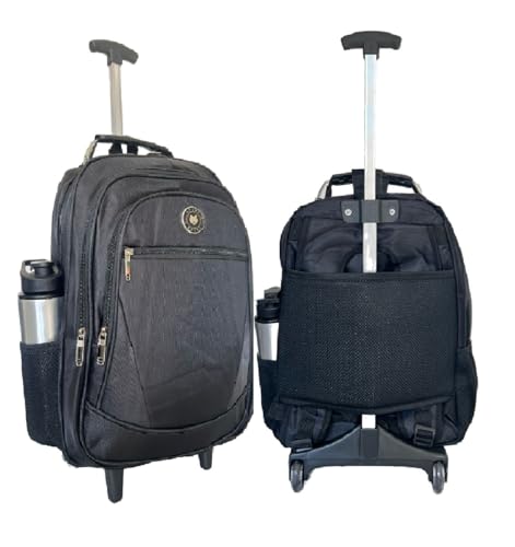 Mochila de rodinhas Executiva Universitária grande Reforçada