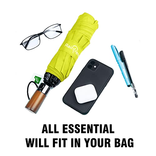 Image of Automatic Open Close Compact Travel Umbrella with Wind Vent Umbrella big size Lightweight Windproof Folding for men Women
